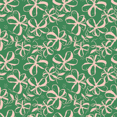 Beautiful seamless floral pattern with hand drawn watercolor gentle wild field flowers cornflower poppy. Stock illuistration