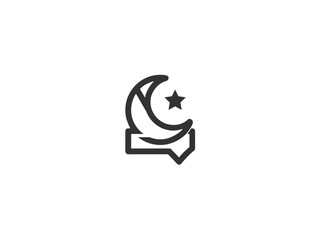 Simple, grayscale vector graphic of a stylized banner or icon.