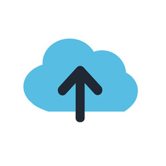 upload document, data, file to cloud. add button concept illustration flat design . modern graphic element for ui, infographic, icon