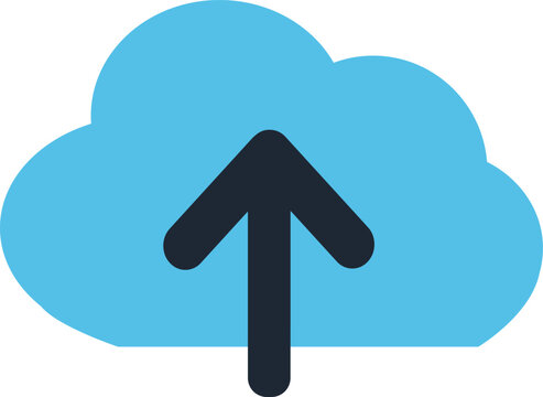upload document, data, file to cloud. add button concept illustration flat design . modern graphic element for ui, infographic, icon