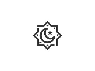 Simple, grayscale vector graphic of a stylized banner or icon.