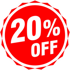 Eye-catching 20 percent off special mega sale promotion with bold modern design, perfect for ecommerce banners, social media ads, retail marketing and limited time offers.