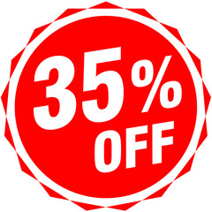 35 percent off special mega sale promotion with bold modern design and vibrant colors, perfect for ecommerce banners, social media ads, retail marketing and limited time offers.