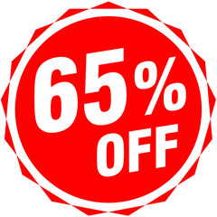 65 percent off special mega sale banner with bold modern typography and vibrant colors, perfect for clearance events, ecommerce promotions, social media ads and retail liquidation sales.