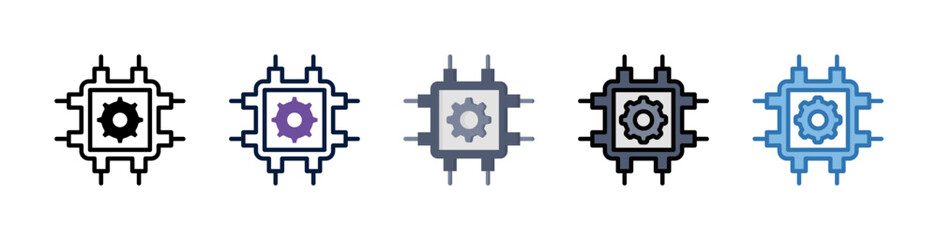 Obraz premium Cpu Icon