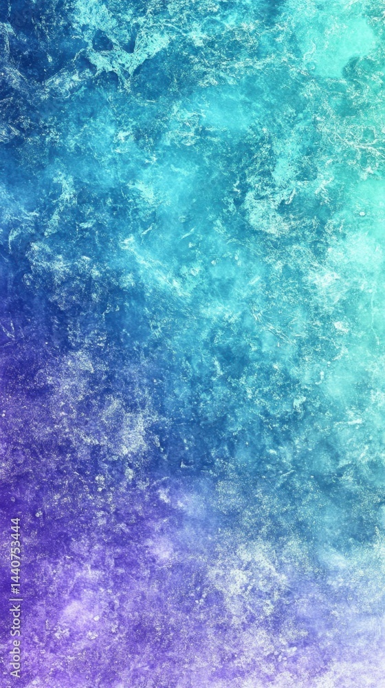 Poster captivating abstract background featuring a gradient of blue turquoise and purple hues with a textur