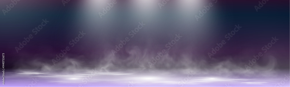 Poster realistic white smoke or mist effect with soft, swirling patterns on a transparent background. perfe