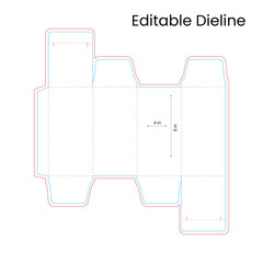 Box dieline template,dieline,dieline packaging,cardboard box dielines,Editable pizza box dieline