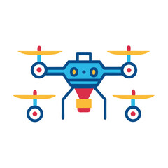 Drone icon isolated on white background