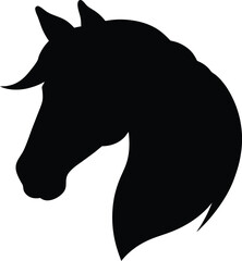 horse head silhouette