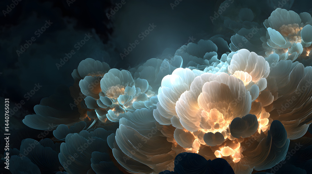 Poster abstract cloud formation: a captivating and artistic representation of a cloud formation, showcasing