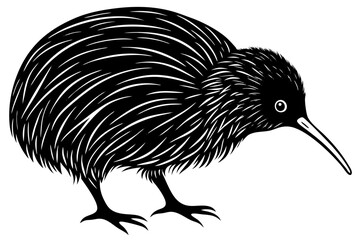 Bird Line Art Vector – Minimalist Bird Illustration, Logo Icon, and Clipart on White Background