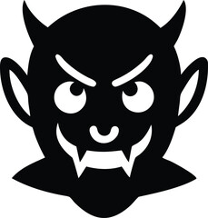 creepy devil silhouette 