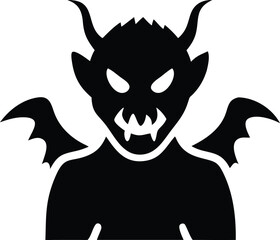 creepy devil silhouette 