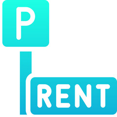 Discount Increase Arrow, Increase Interest Rate Icon. Silhouette Gradient Style Isolated Vector Icon.