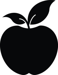 cool apple silhouette 