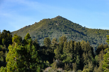 Mount Tamalpais, also known as Mt. Tam, a peak in Marin County, northern California.