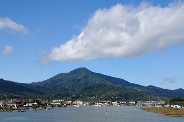 Mount Tamalpais, also known as Mt. Tam, a peak in Marin County, northern California.