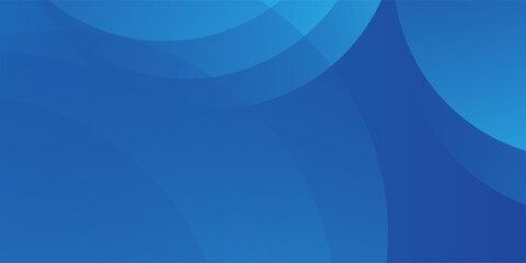 Minimal geometric background. Blue elements with fluid gradient. Dynamic shapes composition. Eps10 vector