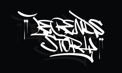 LEGENDS STORY graffiti tag style design