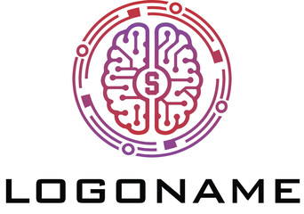 It logo for IT company or ai 