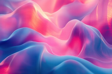 Fototapeta premium Dreamy abstract background filled with neon gradients and soft blurred lighting, perfect for enhancing creative visuals