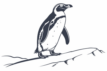 penguin on a branch