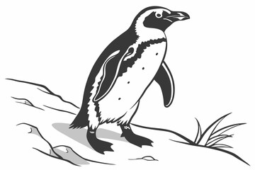 penguin on a branch
