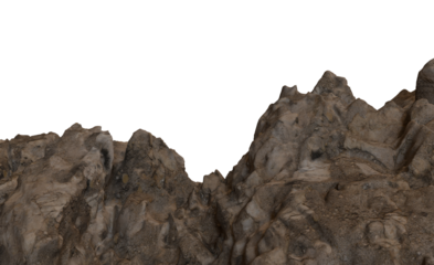 Rocky mountain range detailed view