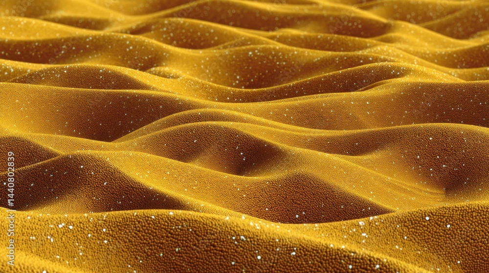 Poster abstract golden texture with subtle white speckles creating a mesmerizing wave pattern for backgroun