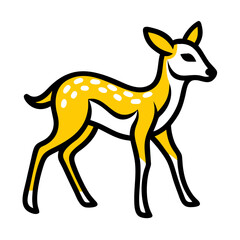 Fototapeta premium vector illustration of a deer
