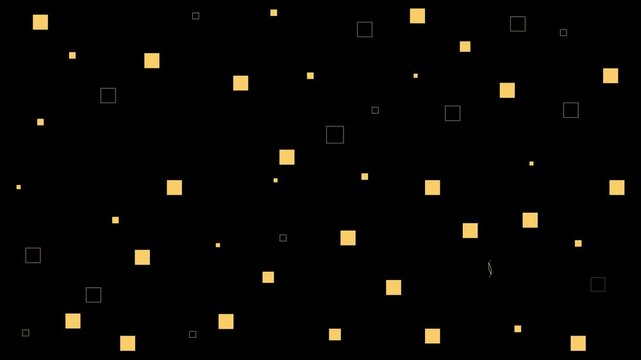 Digital screen background overlay with yellow pixels, Abstract background, Pix-elated Background, Digital, yellow Squares, Loop Motion Animation, loop-able Background, wallpaper, graphic, flipping