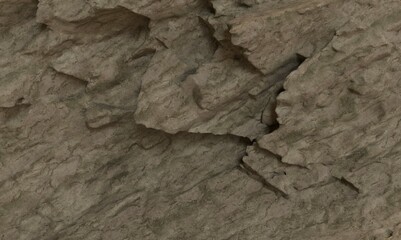 Rough, cracked, textured surface.  Detailed close-up view of a dry, aged material