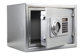 security metal safe isolated on white background PNG