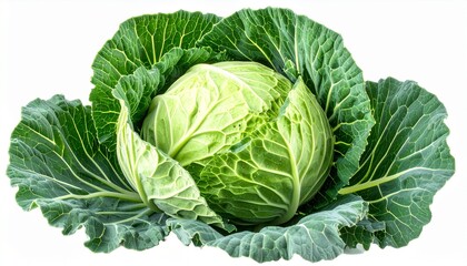 Obraz premium Cabbage isolated on white background