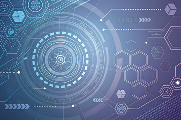 Obraz premium Futuristic Photon Glow 