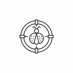 target audience icon sign vector