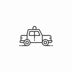 tow truck icon sign vector