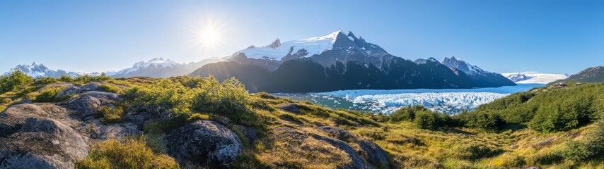 360 degree hdr landscape of majestic mountains in patagonia hd environment viewpoint