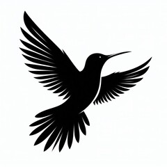 Obraz premium Hummingbird Silhouette