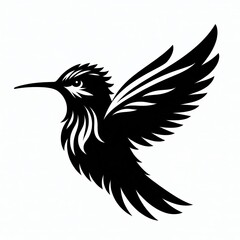 Fototapeta premium Hummingbird Silhouette