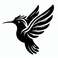 Obraz premium Hummingbird Silhouette