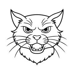 vector illustration of a cat