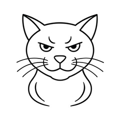 vector illustration of a cat