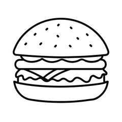 fast food illustration