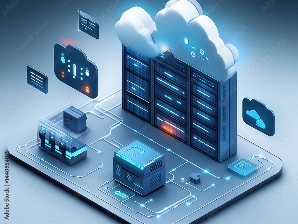 Poster Cloud Computing and Server Infrastructure.