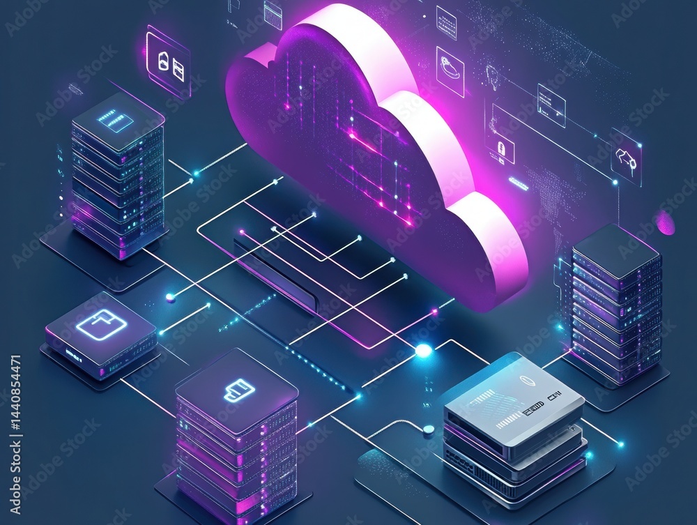 Poster Cloud Computing Infrastructure and Data Storage Solutions