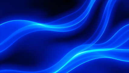 Naklejka premium White lights on blue background. Generative AI