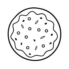 illustration of an cookie