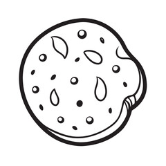 vector illustration of an caked 